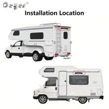 Ceyes 12v/24v Rv Caravan Door Porch Lamp, Waterproof Led Awning Porch Lamp, Strip Light For Rv/Caravan/Camper/Trailer - White - View 8