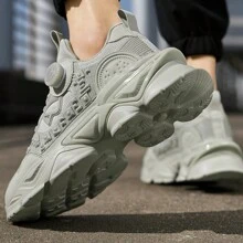 男士运动鞋男奢华鞋男士休闲鞋训练鞋竞速透气鞋时尚乐福鞋男士跑步鞋 - 白色 - 查看 5