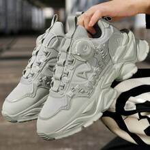 男士运动鞋男奢华鞋男士休闲鞋训练鞋竞速透气鞋时尚乐福鞋男士跑步鞋 - 白色 - 查看 3