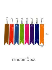 XIANG YU Safety Reflector Tag Pendant Keychain PU Leather Key Chain Ring Purse Bag Backpack Charm Reflective Strip Night Reflector Students Women Men Gift Casual - Multicolor - View 9