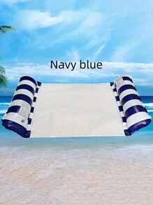 1pc Inflatable Water Hammock, Leisure Net Lounger Backrest Float Can Be Folded Raft For Water Games - Multicolor - View 11