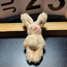 1pc Cute Miniature Cartoon Decor Plush Toy House Toy Photography Props, Soft Simulated Fur Bear, Lovely Style, Suitable For Bag, Clothing, Socks, Shoes Accessory Or Cute Gift For Your Friend, Family As A Birthday Or Christmas Present, Also A Great Addition To Your Plush Collection.