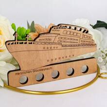 Giftota - Original Birthday Money Gift Wood - Money Gift For Bicycle - Aeroplane - Wedding - Ship - Car Wooden Gifts - Money Gift For Friends, Family, Lovers, Cyclists - Multiple Styles - 巡航 - 查看 3