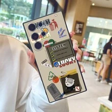 1 Ốp lưng điện thoại họa tiết Graffiti sáng tạo: Ốp bảo vệ TPU lỏng tương thích với / Tương thích với Samsung/ Tương thích với Redmi Note/ Tương thích với VIVO/ Tương thích với OPPO, Chống sốc và chống rơi - màu đen - Xem 4