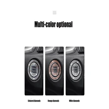 1pc No Hole Car Engine Start Stop Button Bling Ring Crystal Rhinestone Ignition Starter Decoration Circle For Car Interior