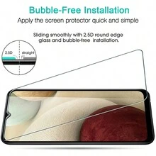 4入組 Samsung Galaxy A12 A22 A32 A42 A52 A52S A72 A51 A71 A13 A23 A33 A53 A73 5G 鋼化玻璃屏幕保護膜與 Samsung 手機兼容 - 無色 - 查看 4