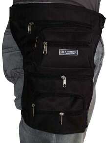 Men Waist Bags - màu đen - Xem 1