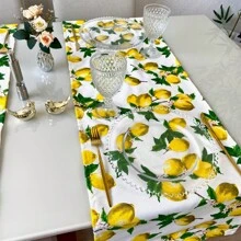 Table Runners - Citron Blanc - Voir 3