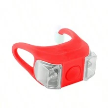 1只自行車青蛙燈,電池矽膠燈,自行車燈,雙眼青蛙燈,青蛙燈 - 彩色 - 查看 4