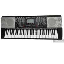 Teclado Musical profesional con 61 teclas Órgano electrónico, piano eléctrico, construido con el disco USB y Micro SD reproductor de MP3, Bluetooth incorporado para conexiones inalámbricas. Funciones Dual- voz y función doble teclado. 128 Tonos 128 Ritmos, 17 Canciones de demostración incorporados. - Blanco y Negro - Ver 8