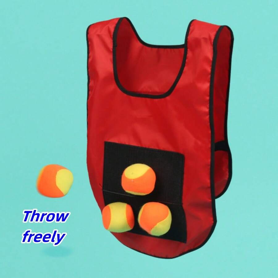 1 Set Outdoor Fangspiel Interaktiver Leucht-Haftball Weste für Familien, Poolspielzeug geeignet für Poolspiele, Poolparty, Erwachsenenpartyspiele geeignet für Halloween/Weihnachten/Thanksgiving