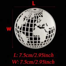 1PC Earth Globe Metal Cutting Dies Stencils For DIY Scrapbooking Album Card Making Paper Crafts
