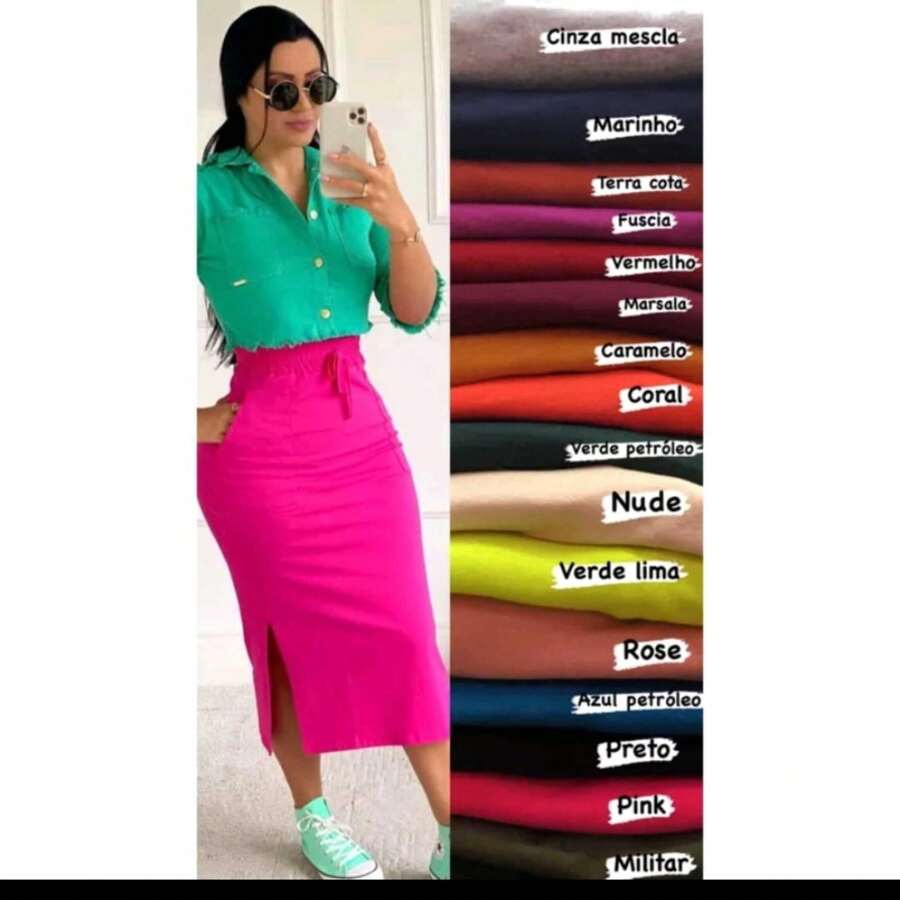 Women Two-Piece Outfits - Màu Hồng Tươi - Xem 1