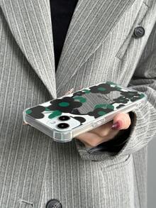 1 Miếng Viết tháu Đen Hoa Tiếng Anh Mẫu Ốp lưng & bao da điện thoại Gương Góc Chống giọt bắn TPU Trở lại Che phủ , Tương thích với iPhone 15pro - Nhiều màu - Xem 4