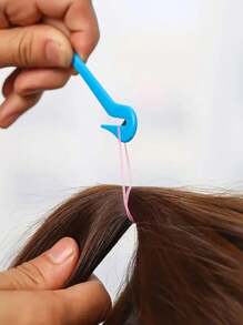1pc Pink Hair Tie Remover, Simple And Convenient, Does Not Damage Hair, One-Time Elastic Band Removal Tool,Pink Accessories ,Hair Styling Tools