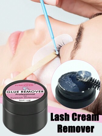 眼睫毛膠水卸除霜10g,低刺激性睫毛延長卸妝凝膠