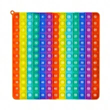 12x12 Multiplication Table Toy Game Desk, Rainbow Bubble And Number Decompression Mathematical Multiplication Learning Toy, Suitable For Children Mathematics Thinking, Early Educational Christmas Gift (12x12 Multiplication Table) - Multicolor - View 13