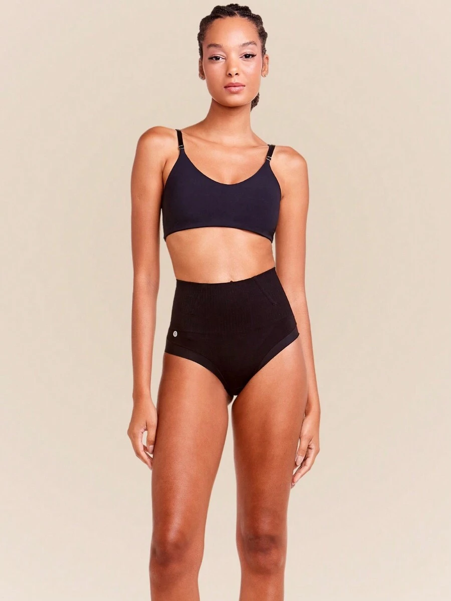 PLIE Women Thongs - 黑色 - 查看 1