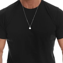 Men's Long Necklaces - Bạc - Xem 1