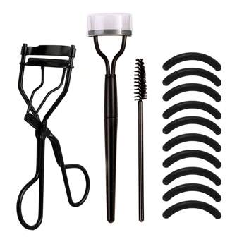 1pc Portable Eyelash Curler Set With Eyelash Separator Comb, Eyelash Brush, 10pcs Silicone Pads, Suitable For Women, Available In Multiple Colors,Makeup,Cheap,Room Decor,Vanity,Travel,Bedroom,Makeup Accessories,Eyelash Curler,Cheap,Stocking Stuffers,Makeup,Makeup Tools,Cheap Stuff,Gifts,Gifts For Women,Christmas Gifts