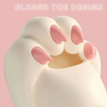 Paw Slides Cute Cloud Cartoon Sandals Outdoor For Men Women Non-Slip EVA Slipper - 白色 - 查看 4