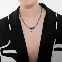 1 Miếng Goth Phong cách Đen Đá quý Lụa Gai Vòng cổ mặt dây chuyền , Không giới tính - Nhiều màu - Xem 2