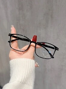 1 Pair Simple Lightweight Computer Glasses, High-Quality Casual Business Eyeglasses Frame, Comfortable Wear Everyday
