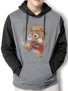 Men Hoodies - 彩色 - 查看 1