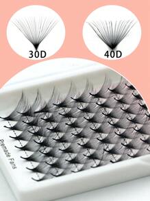 8-15mm Premade Fans Eyelash Extensions 8-15mm Mixed Length Promade Lash Fans D Curl Premade Fans Pointed Thin Base Handmade Volume Premade Lash Extensions Fans(30D/40D,0.05-D-8-15MM)