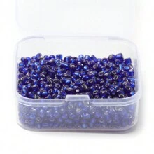 3mm日本玻璃種子珠銀線中空玻璃珠管種子珠小工藝銀線顏色珠，適用於珠寶製作DIY手鐲項鍊配件腰飾耳環DIY工藝 - 3mm Glass Beads - 查看 26