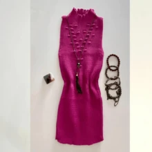 Women Blouses - 香檳色 - 查看 9