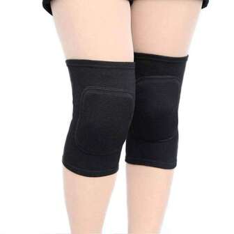 2 piezas Rodilleras deportivas gruesas de espuma para voleibol, fútbol, baile y otros deportes para uso al aire libre, deportivo, viajes, hogar, oficina y escuela