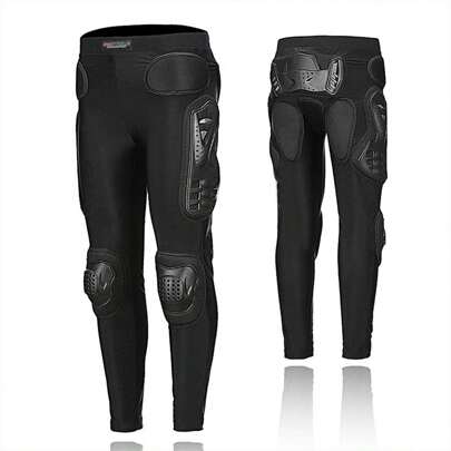 CHCYCLE Motorcycle Riding Pants Moto Armor Pants Cycling Motocross Pants Motorbike Protective Gear Knee Protector Hip Leg Protection Pants For MTB ATV Cyling Ski