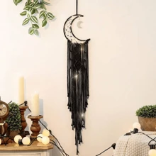 Affordable Moon Macrame Dream Catcher | Ramadan/Eid Decor | Home Gathering | Party/Home/Indoor/Outdoor Decor | Valentine's Day Gift | Home Decor