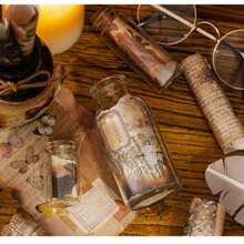 30入組復古手帳材料套裝,包括特殊設計紙張、背景紙、貼紙套裝,網美風格 - 棕色 - 查看 5