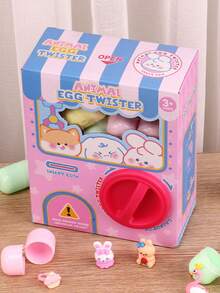 1Set Popular Kids Toys Fun Blind Box Games With Random Capsule Toys Egg Twisting Machine Cardboard BoxMaterial With Plastic Capsule Package Toys Gifts - Multicolor - View 11