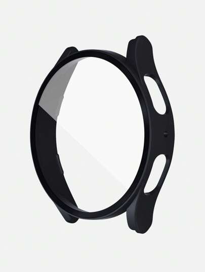 1قطعة غطاء حماية شاشة من الزجاج المقسى مقاوم للصدمات ثنائي الاستخدام (للجنسين)، أسود، للملحقات الذكية متوافق مع ساعة سامسونج جالاكسي ووتش 40/44مم، متوافق مع ساعة سامسونج جالاكسي ووتش 4/5/6/7