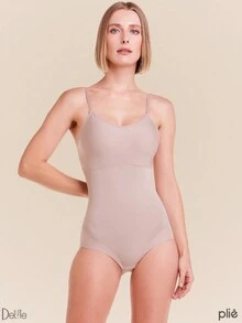 Women Shapewear Bodysuits - Màu be - Xem 5