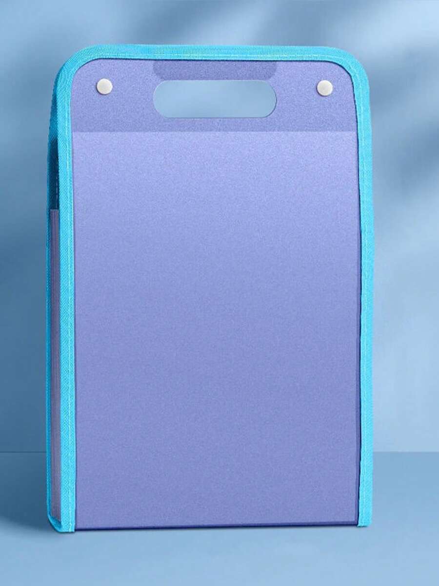 Accordion Style Portable Document Folder, Large Capacity File Bag With