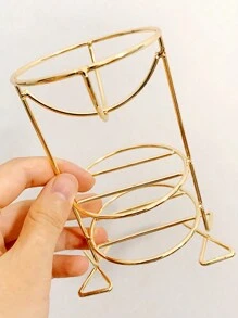 1个2/3层化妆海绵架，金属材质，可水洗可重复使用，化妆工具，蛋形粉扑展示架，节省空间，粉扑/粉底海绵晾干架，价格实惠，适合作为圣诞礼物，化妆品，化妆工具等。 - 彩色 - 查看 9