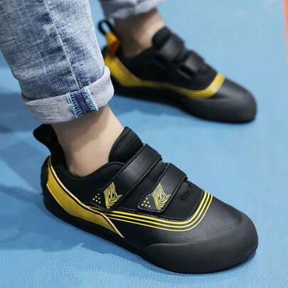 Youth Adhesive-Style Durable, Anti-Slip, Shock Absorbing, Lightweight, And Comfortable Climbing Shoes