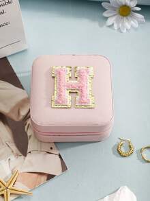 1 Miếng Phong cách tối giản Tổ chức đồ trang sức Hộp Đối với Nhẫn , Dây chuyền , Hoa tai - Chữ màu hồng - Xem 34