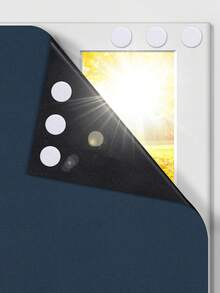 1 Miếng Đã nâng cấp Có thể mang đi Rèm cửa Dán Kiểu , Tạm thời Blinds Đối với Em bé , Phòng ngủ , Đến - Màu xanh lam - Xem 7