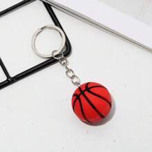 1 Pieza/6 Piezas/12 Piezas Nuevo Miniaturas En Simulación De 3cm Fútbol, Baloncesto, Tenis, Llavero De Rugby Para Llaves Del Coche/regalo De Graduación - multicolor - Ver 10