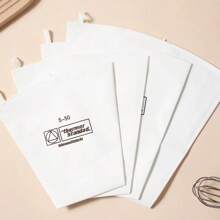 1pc White Piping Bag Set With Multiple Sizes, Used For Squeezing Cream For Baking In Kitchen, Including Decorating Mouths - Multicolor - View 5