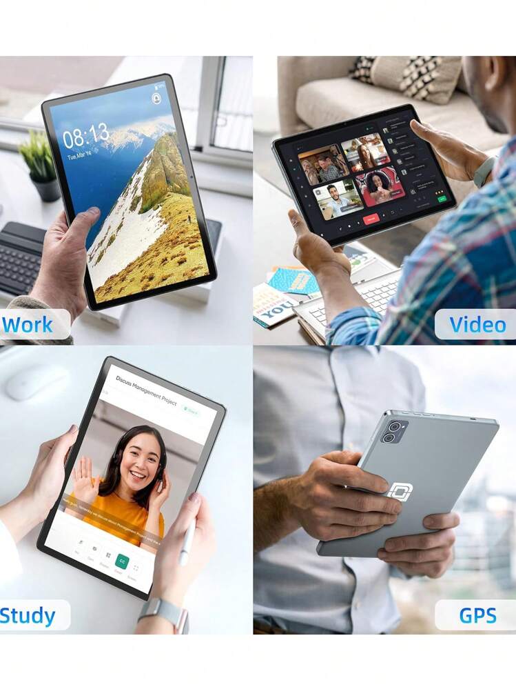 Qetupa 10.1インチ G16 Android 13 タブレットPC、4GB RAM、128GB ROM