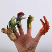 恐龍手套傀儡和手指傀儡套裝,逼真的動物傀儡,用於表演,劇場,道具,新奇禮物 - 恐龍手偶 - 查看 9