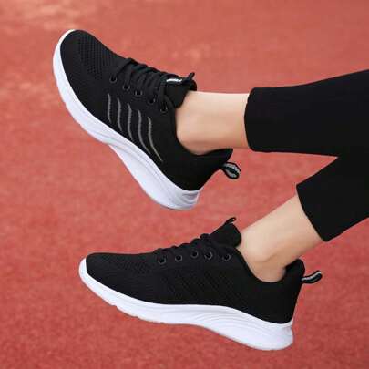 Zapatos Deportivos Clásicos, Ligeros, Transpirables, De Moda, Simples Y Populares Para Mujeres, Estudiantes Y Uso Al Aire Libre