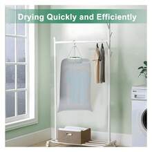 Portable Clothes Dryer Electric Multifunctional Clothe Dryer Heated Foldable Drying Rack Airer With Timer UV Sterilization Compact Clothes Dryer Machine For Apartments RV Travel - Multicolor - View 2