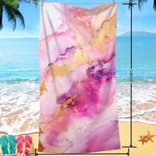 1 Khăn Vuông Microfiber, Khăn Tắm Thấm Hút, Khăn Choàng Chống Nắng Nhanh Khô, In Kỹ Thuật Số Khăn Đi Biển Nhiều Màu - Nhiều màu - Xem 2